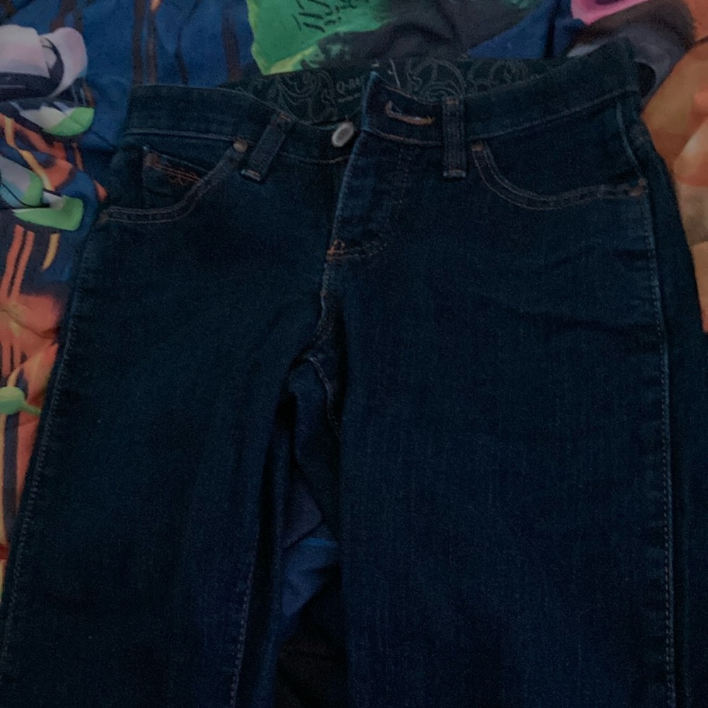 Wrangler jeans 25w 34l hardly worn.